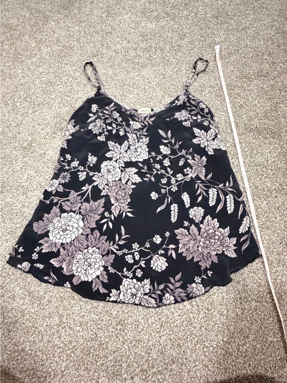 Wilfred Floral Silk Tank Top